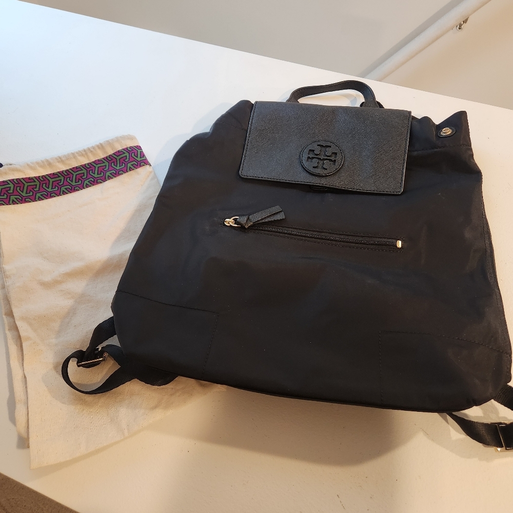 Tory Burch | Ella Packable Backpack in Black, One Size